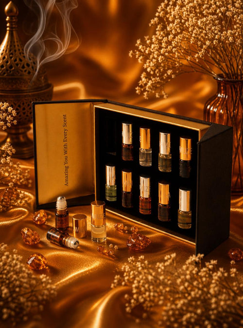 Amber & Musk Perfume Oil Discovery Set